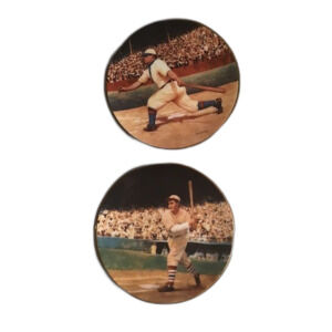 Bradford Exchange Mini Plates 3.5" Roger Hornsby and Honus Wagner